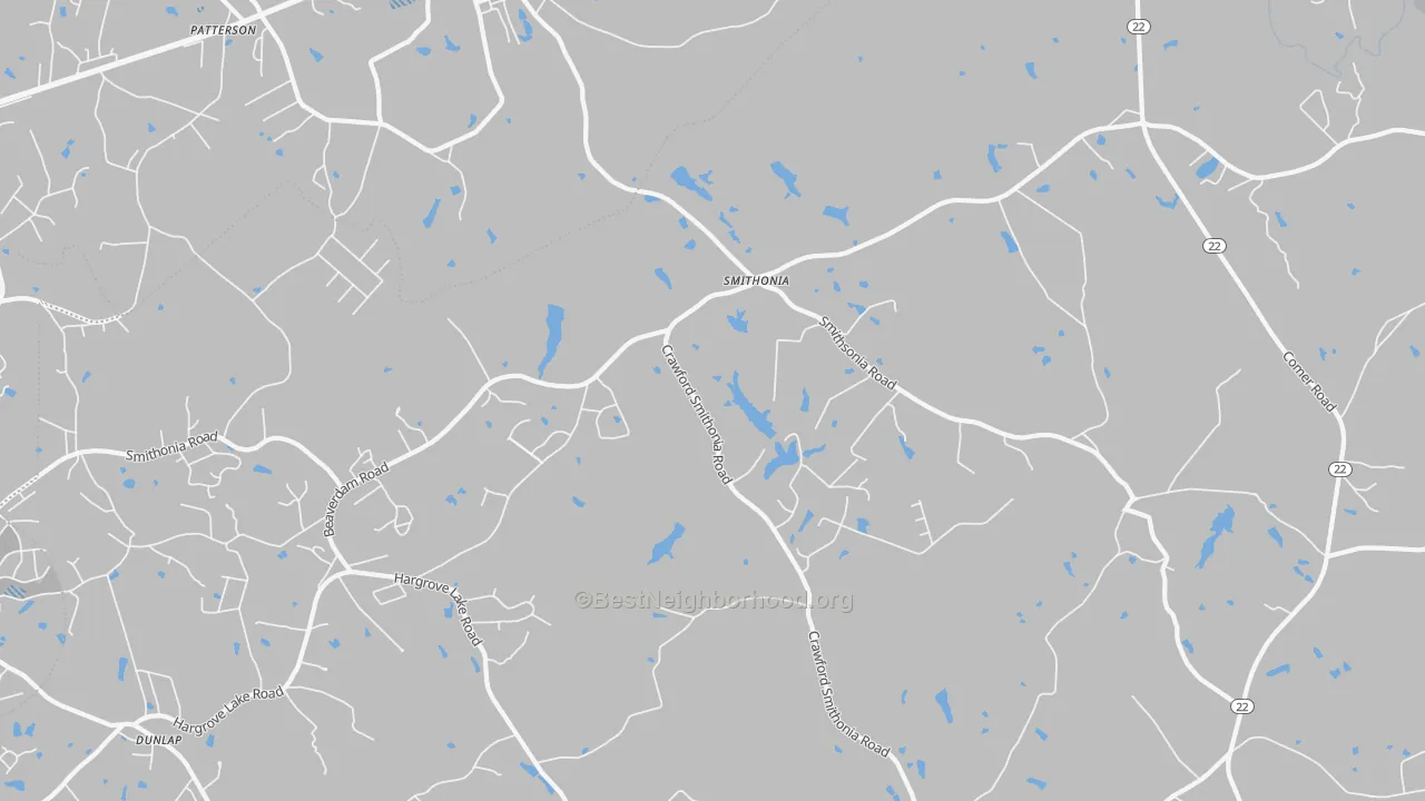 Transit Grade map of Smithonia, GA