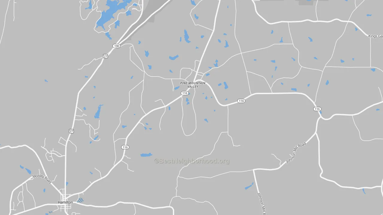 Transit Grade map of Smiths Crossroads, GA