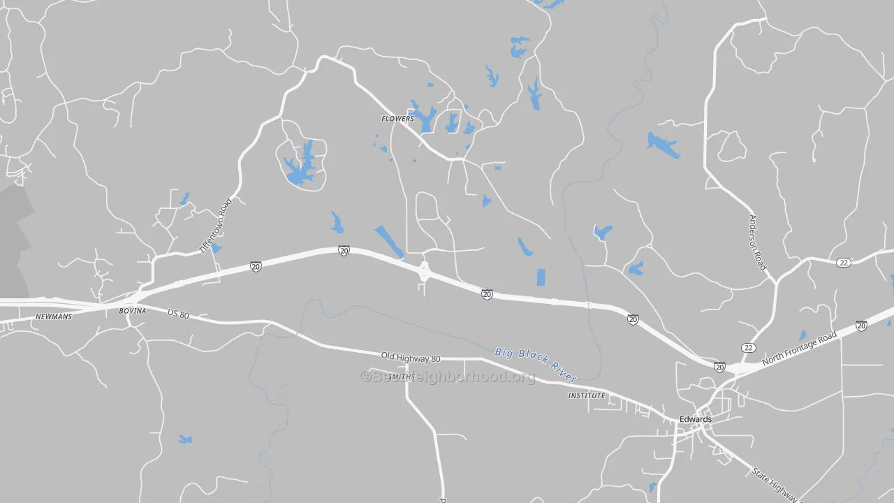 Transit Grade map of Smiths, MS