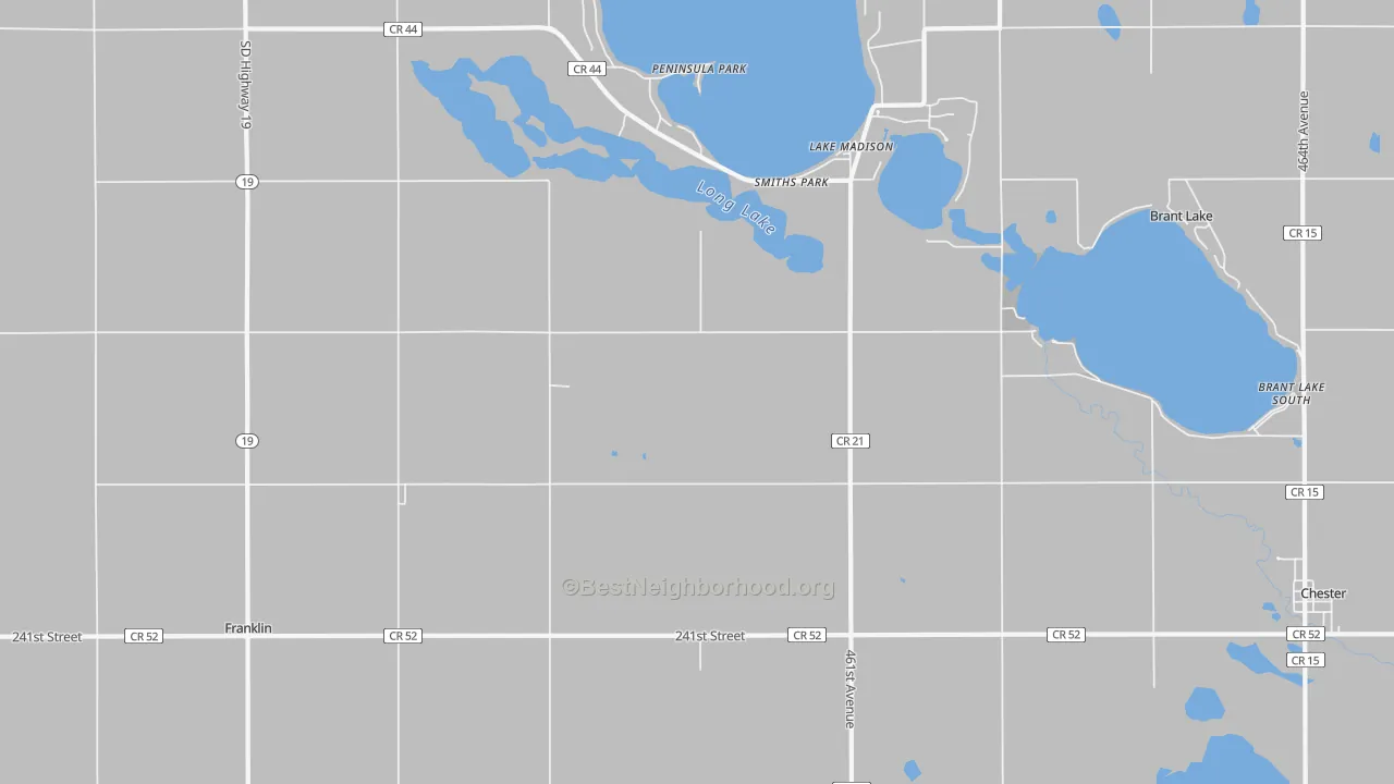 Transit Grade map of Smiths Park, SD