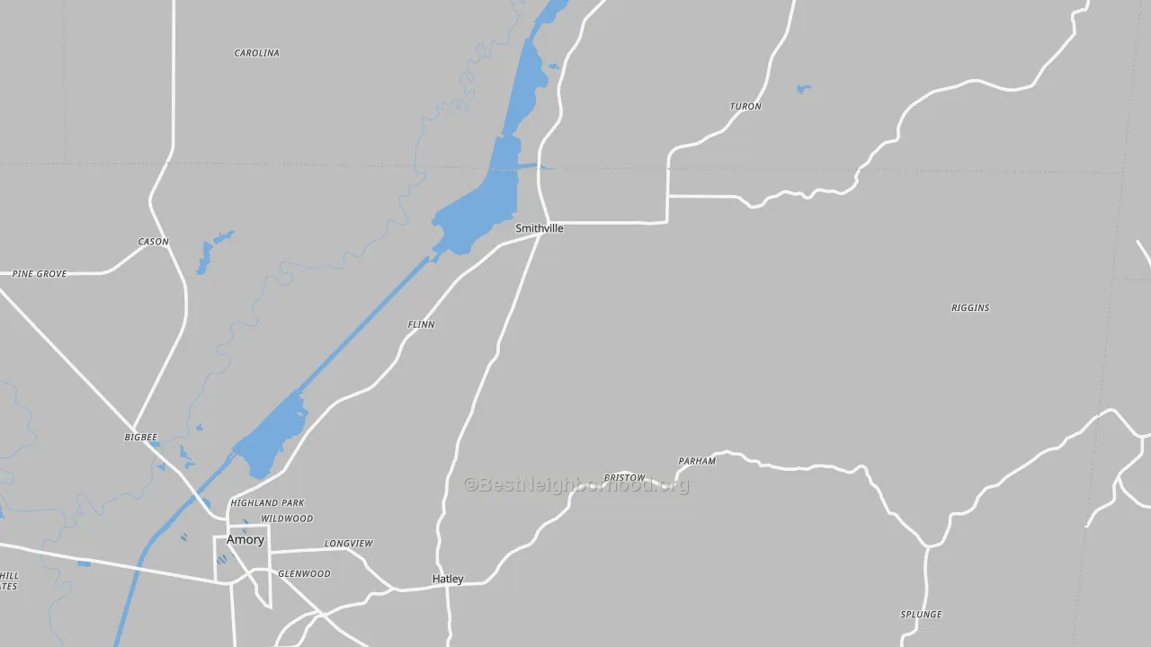 Transit Grade map of Smithville, MS
