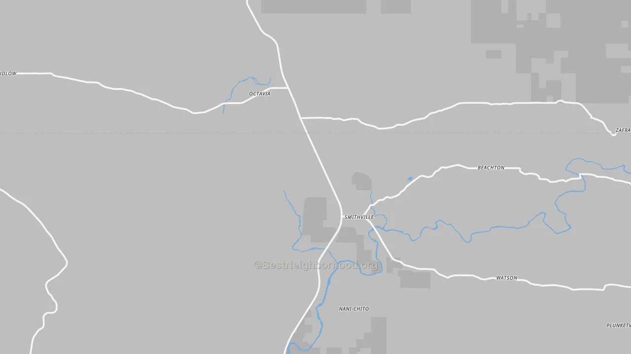 Transit Grade map of Smithville, OK