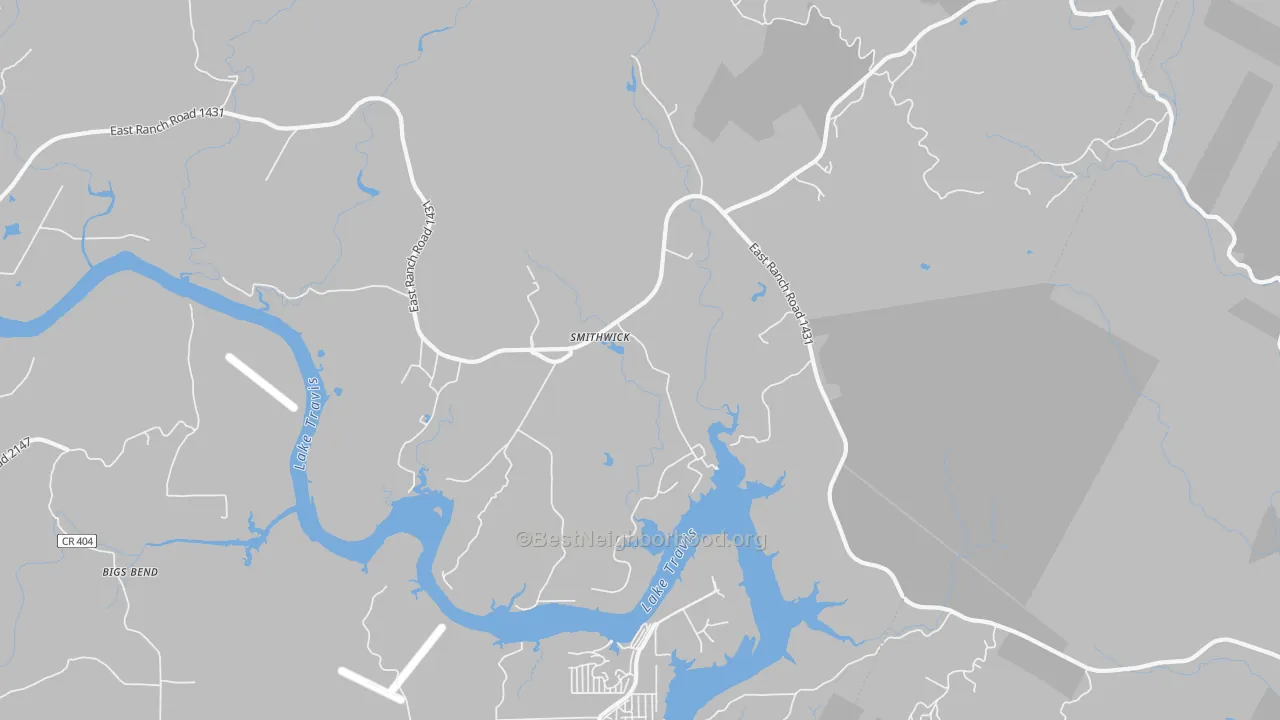 Transit Grade map of Smithwick, TX