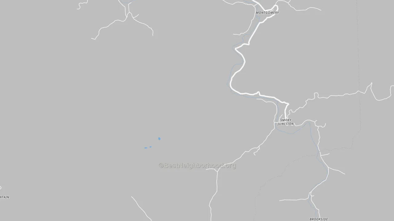 Transit Grade map of Smoky Junction, TN