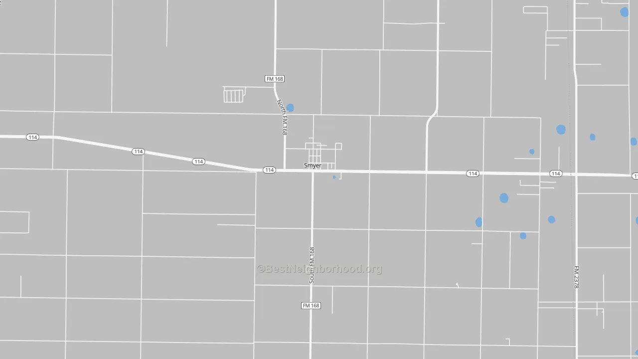 Transit Grade map of Smyer, TX