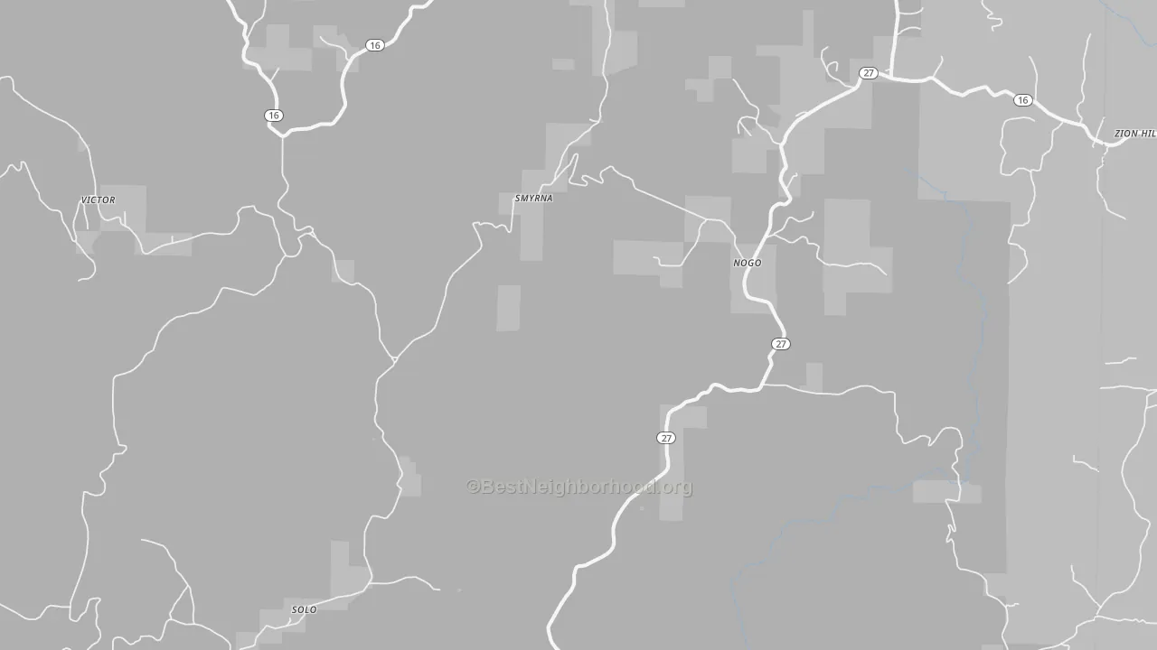 Transit Grade map of Smyrna, AR