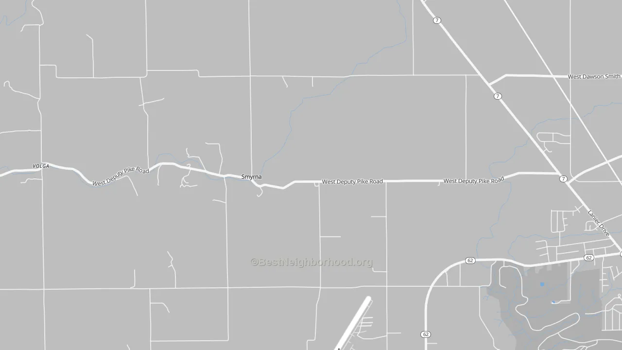 Transit Grade map of Smyrna, IN