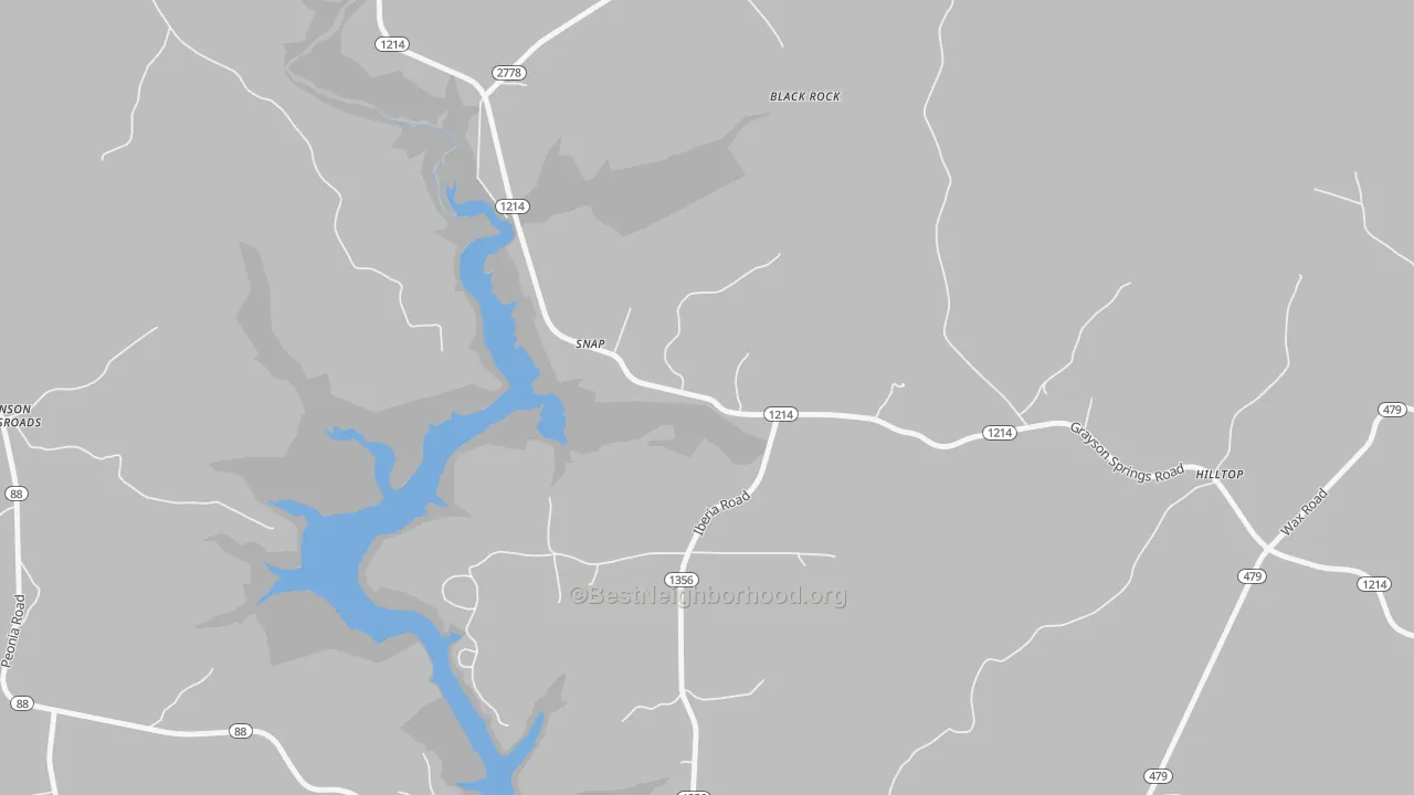 Transit Grade map of Snap, KY