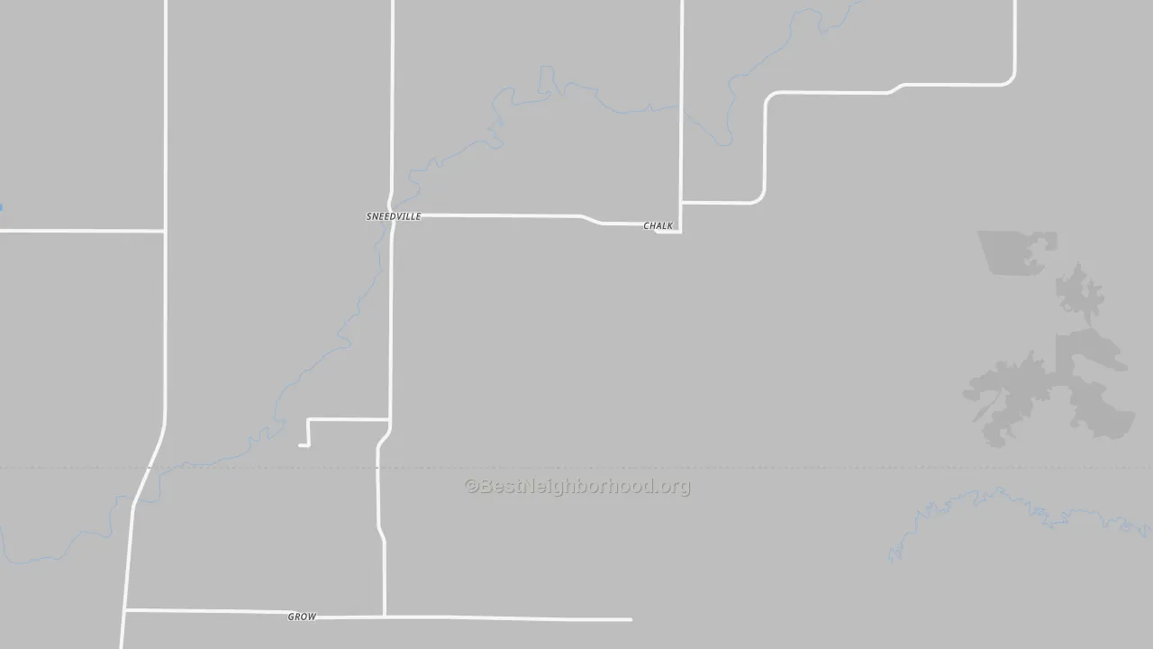 Transit Grade map of Sneedville, TX