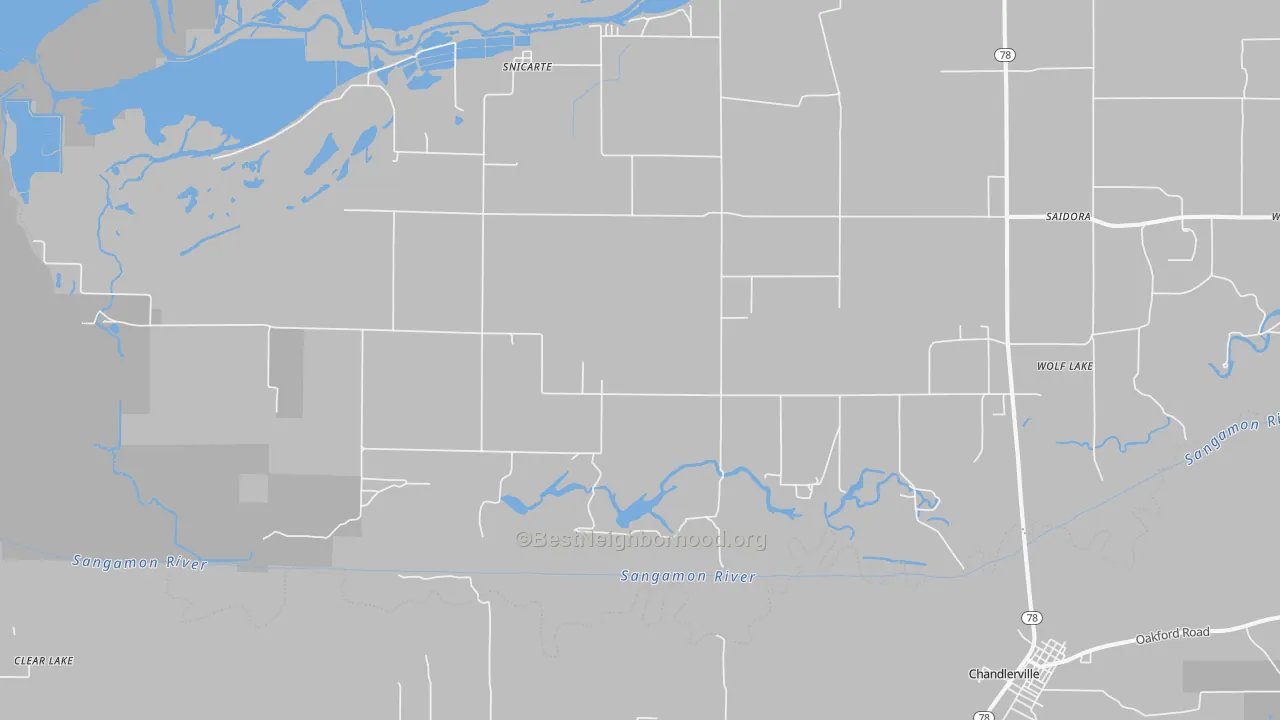 Transit Grade map of Snicarte, IL
