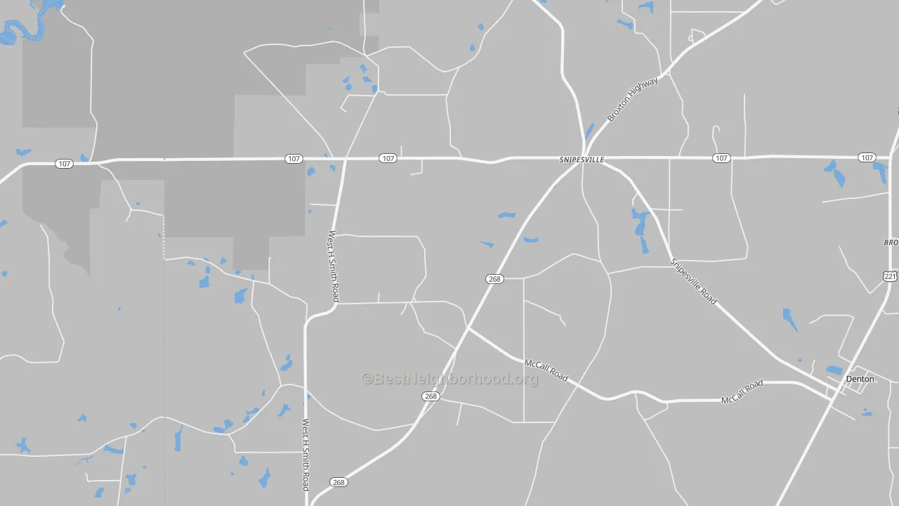 Transit Grade map of Snipesville, GA