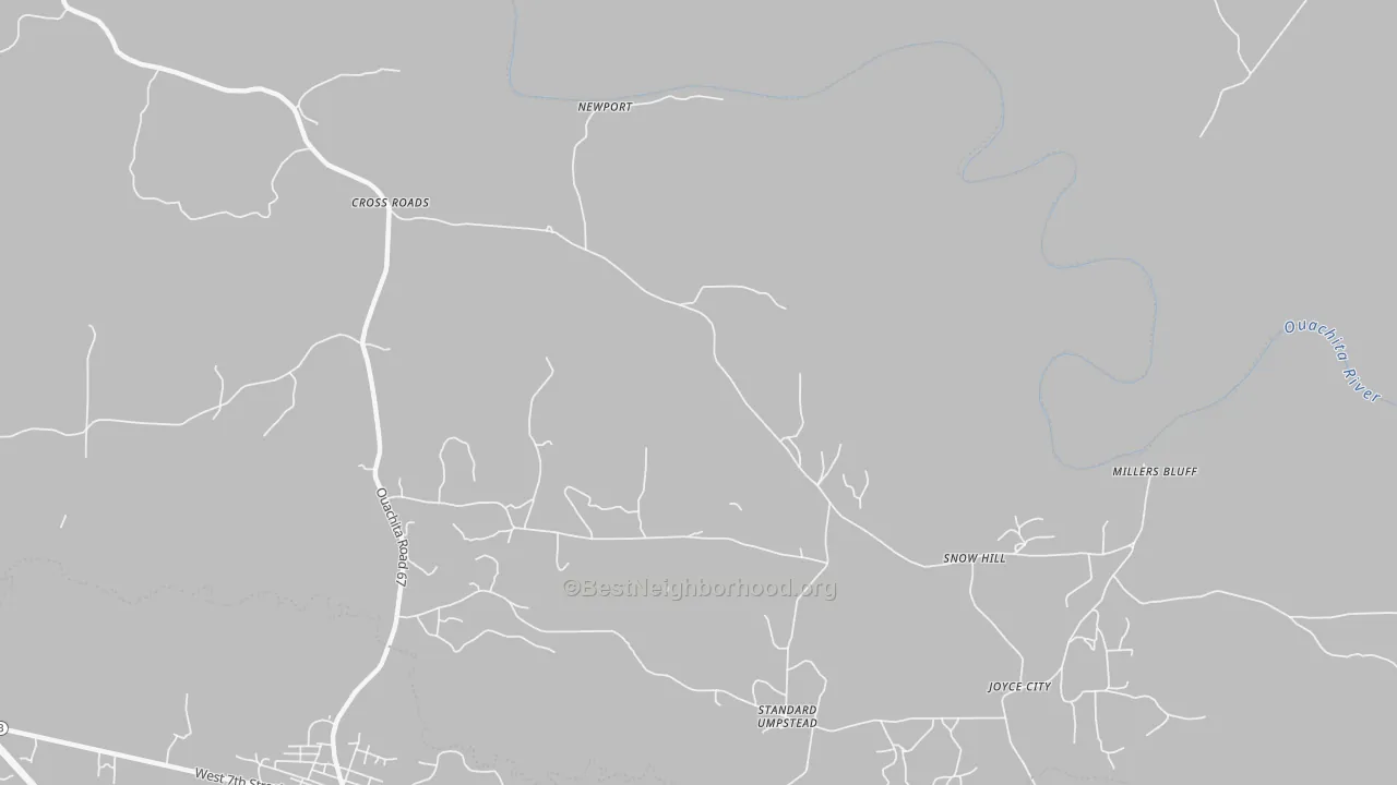Transit Grade map of Snow Hill, AR