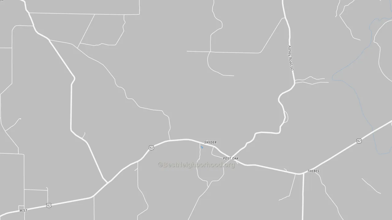 Transit Grade map of Snyder, AR