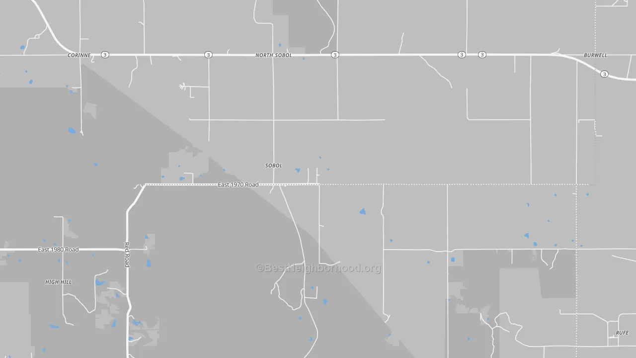 Transit Grade map of Sobol, OK