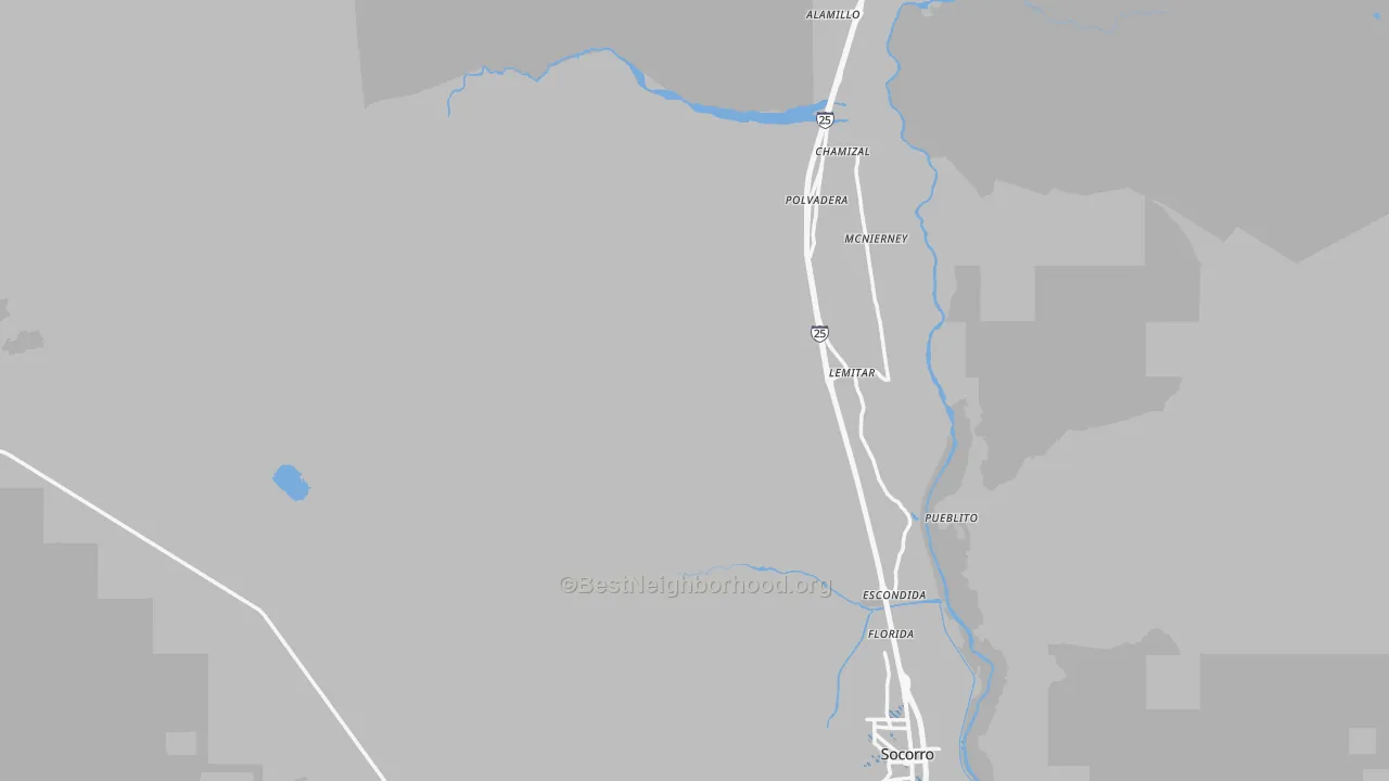 Transit Grade map of Socorro County, NM