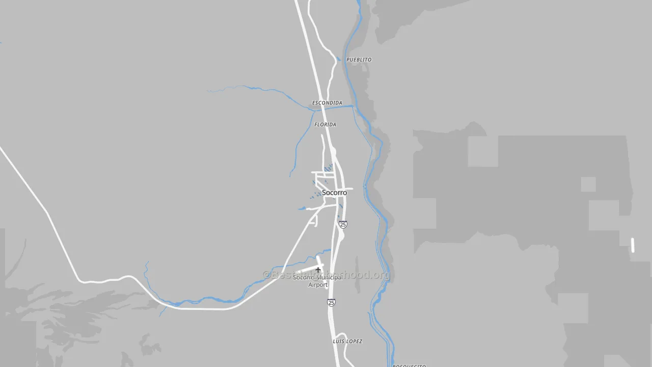Transit Grade map of Socorro, NM