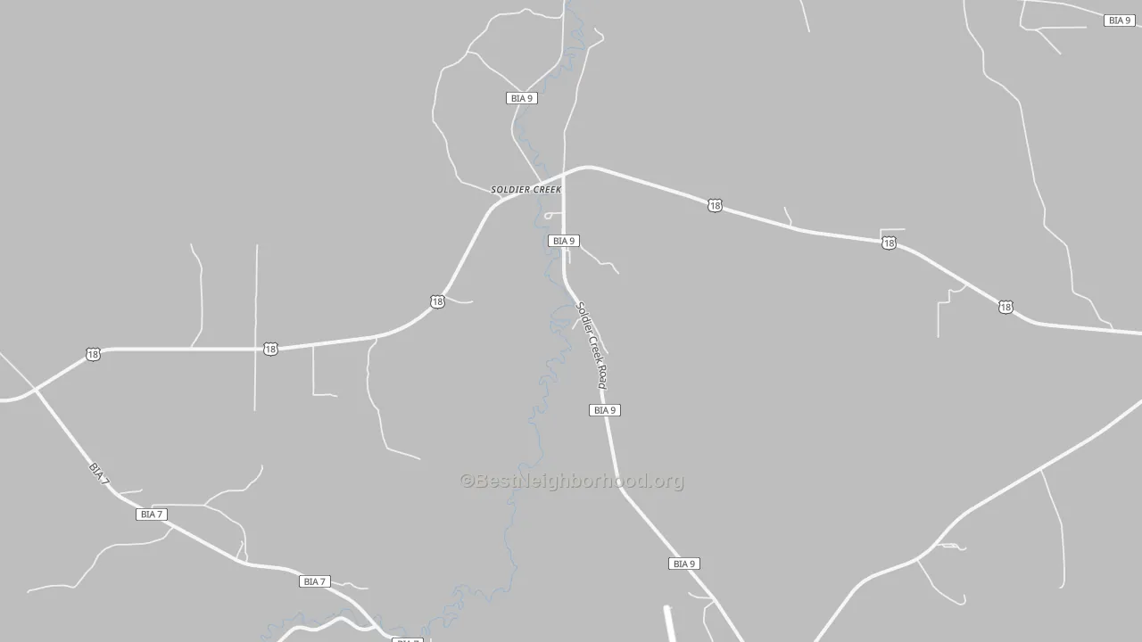 Transit Grade map of Soldier Creek, SD