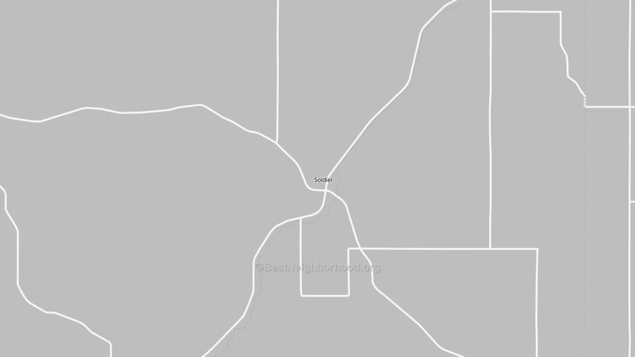 Transit Grade map of Soldier, IA