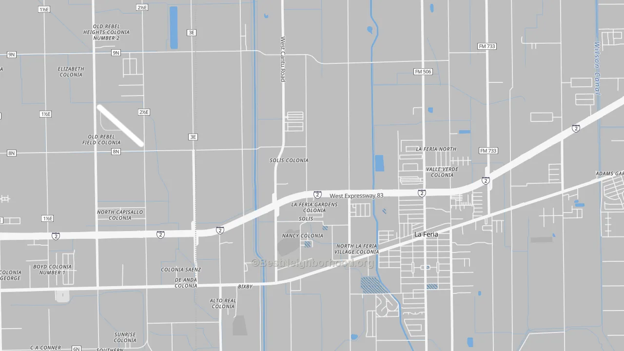 Transit Grade map of Solis, TX