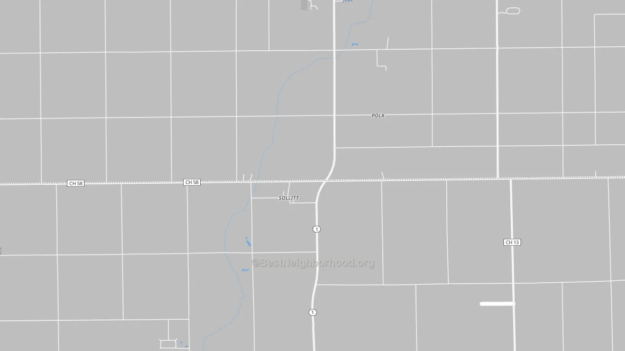 Transit Grade map of Sollitt, IL