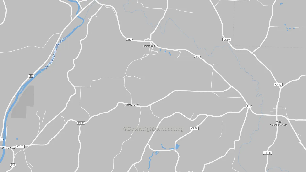 Transit Grade map of Somerdale, OH