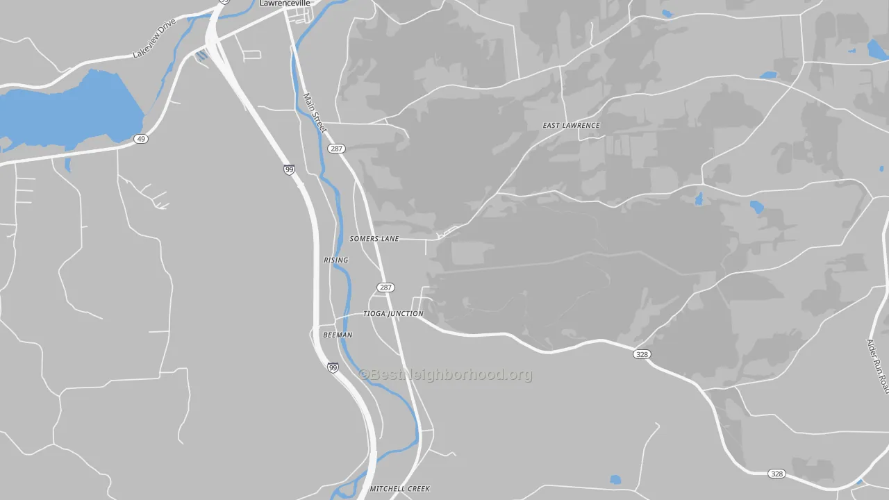 Transit Grade map of Somers Lane, PA
