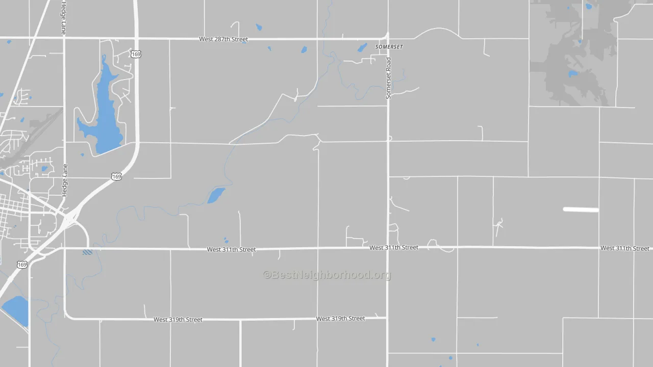 Transit Grade map of Somerset, KS