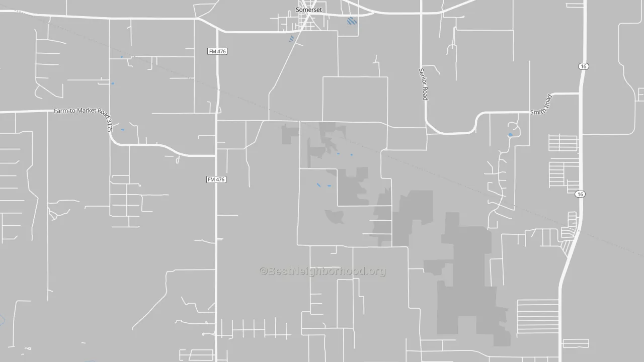 Transit Grade map of Somerset, TX