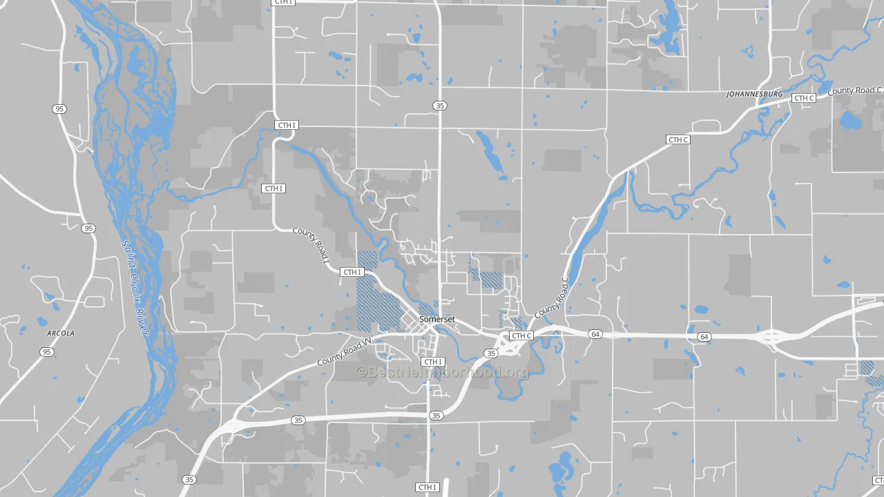 Transit Grade map of Somerset, WI