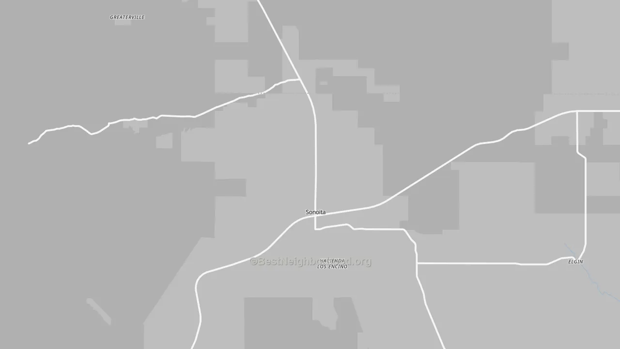 Transit Grade map of Sonoita, AZ