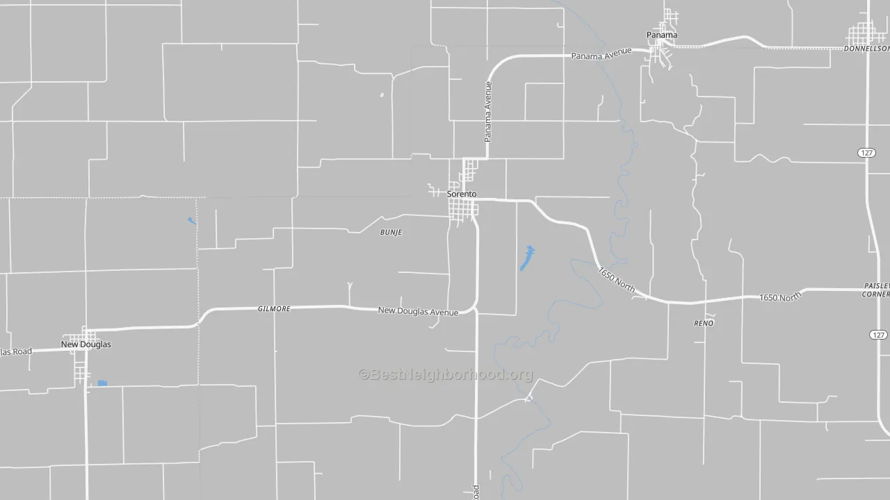 Transit Grade map of Sorento, IL