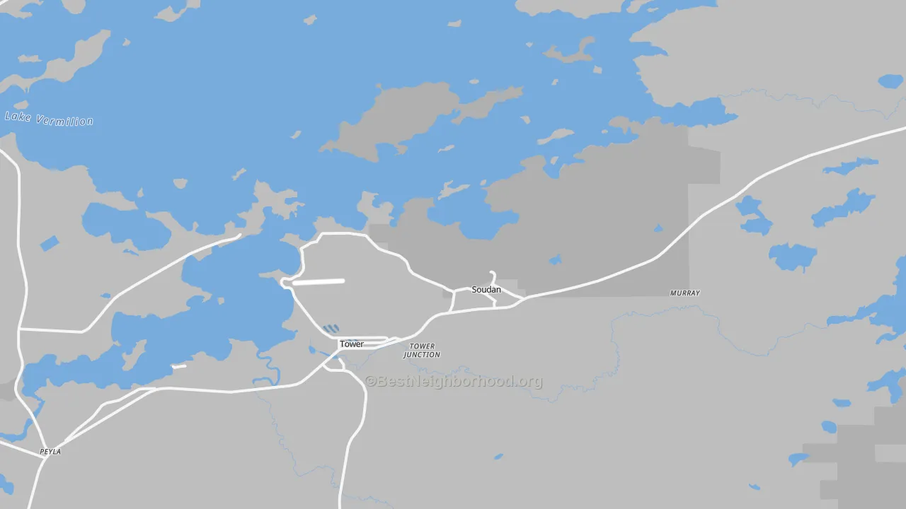 Transit Grade map of Soudan, MN