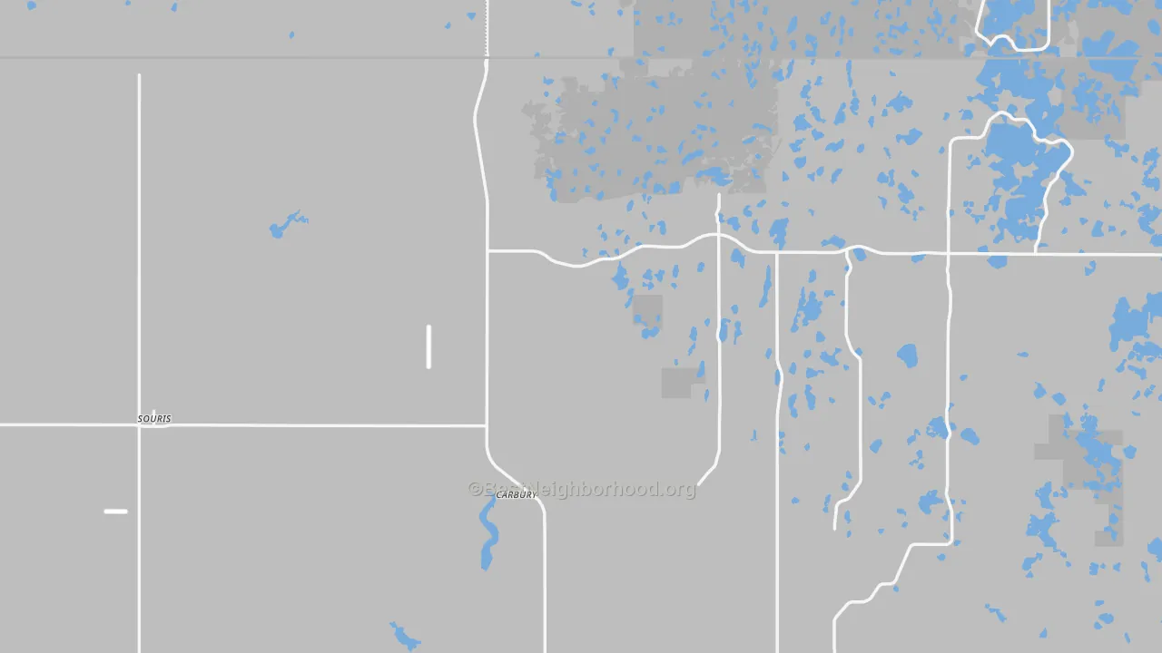 Transit Grade map of Souris, ND
