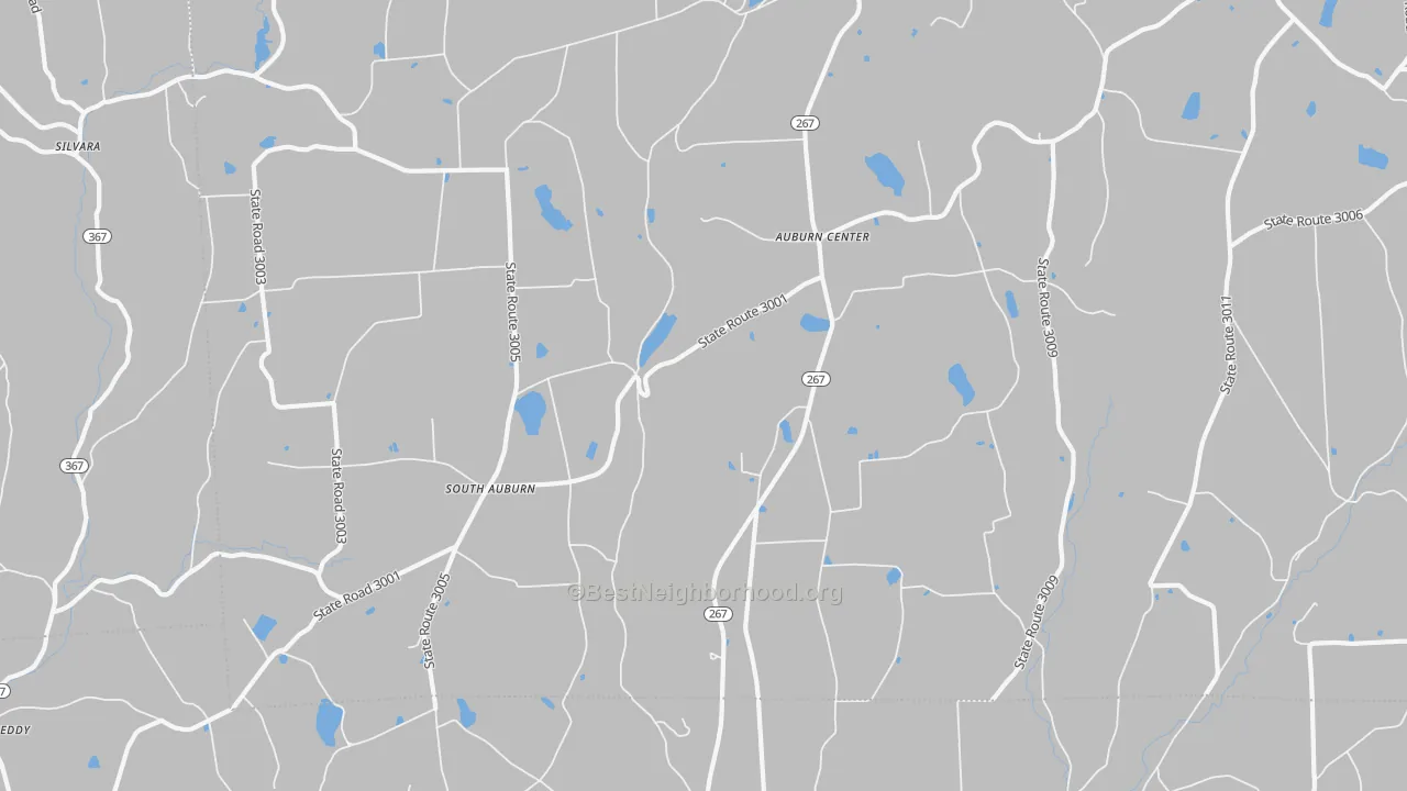 Transit Grade map of South Auburn, PA
