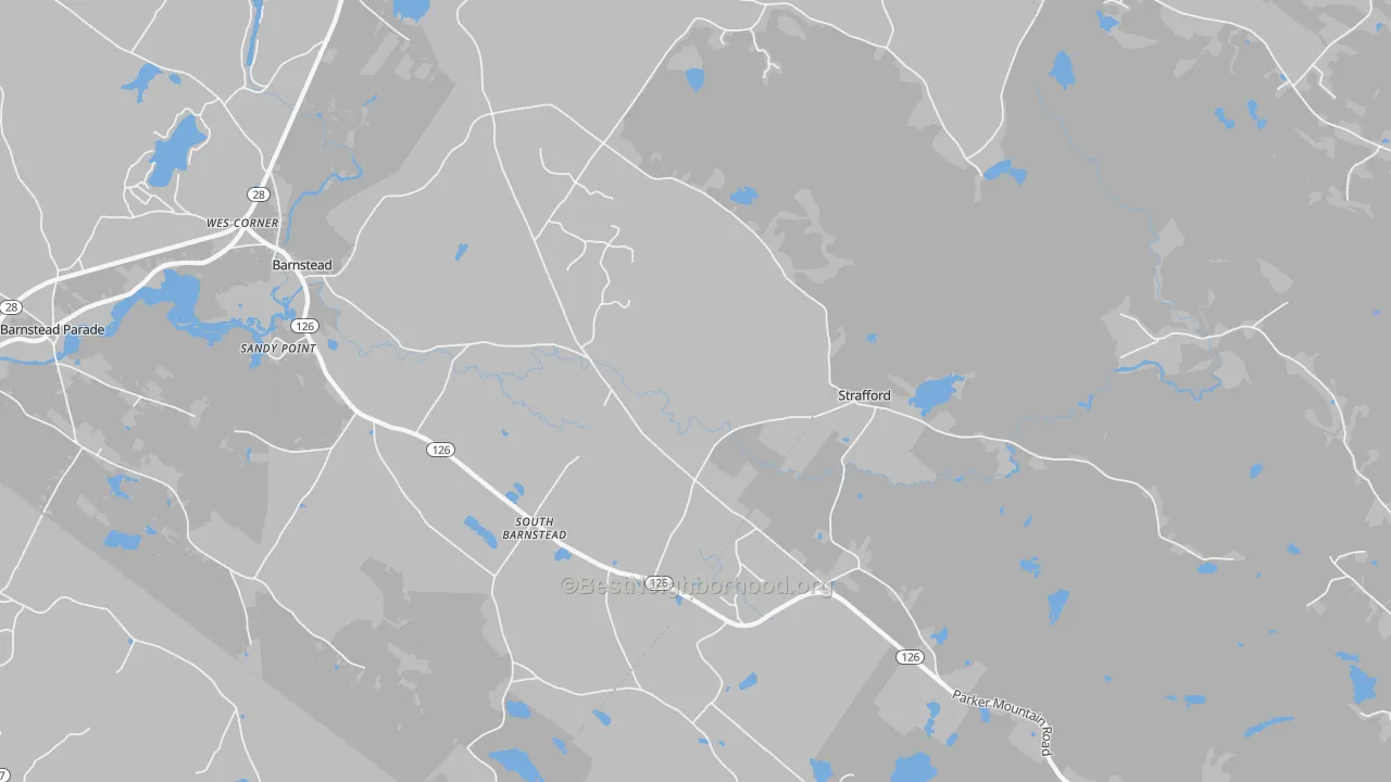 Transit Grade map of South Barnstead, NH