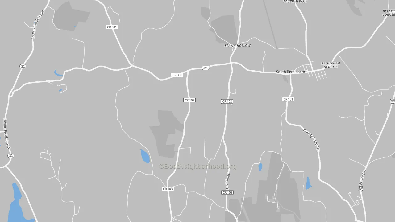 Transit Grade map of South Bethlehem, NY
