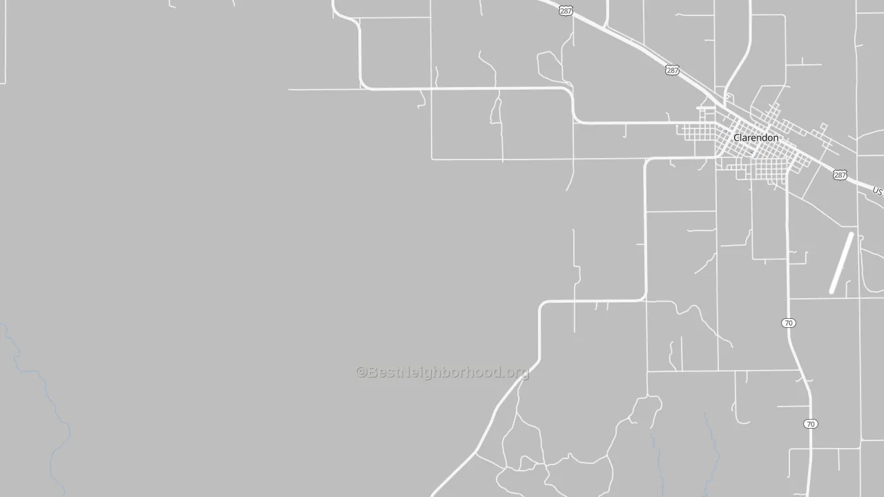 Transit Grade map of South Brice, TX