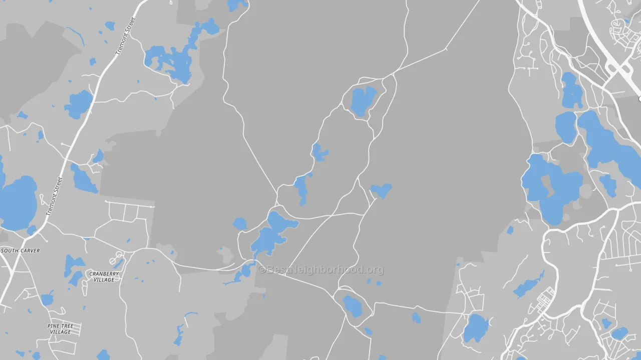 Transit Grade map of South Carver, MA