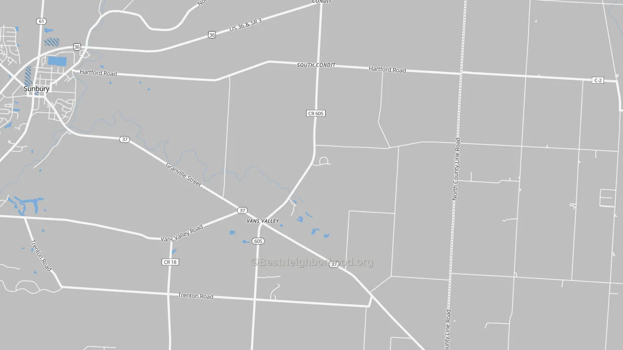 Transit Grade map of South Condit, OH