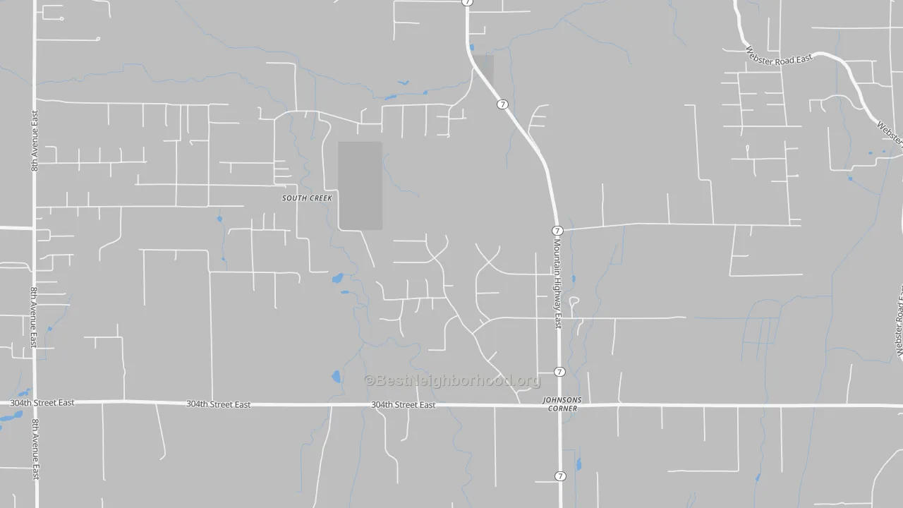 Transit Grade map of South Creek, WA
