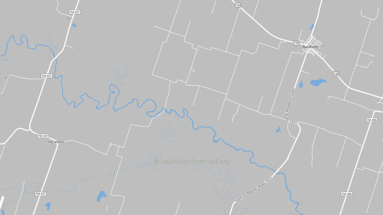 Transit Grade map of South Elm, TX