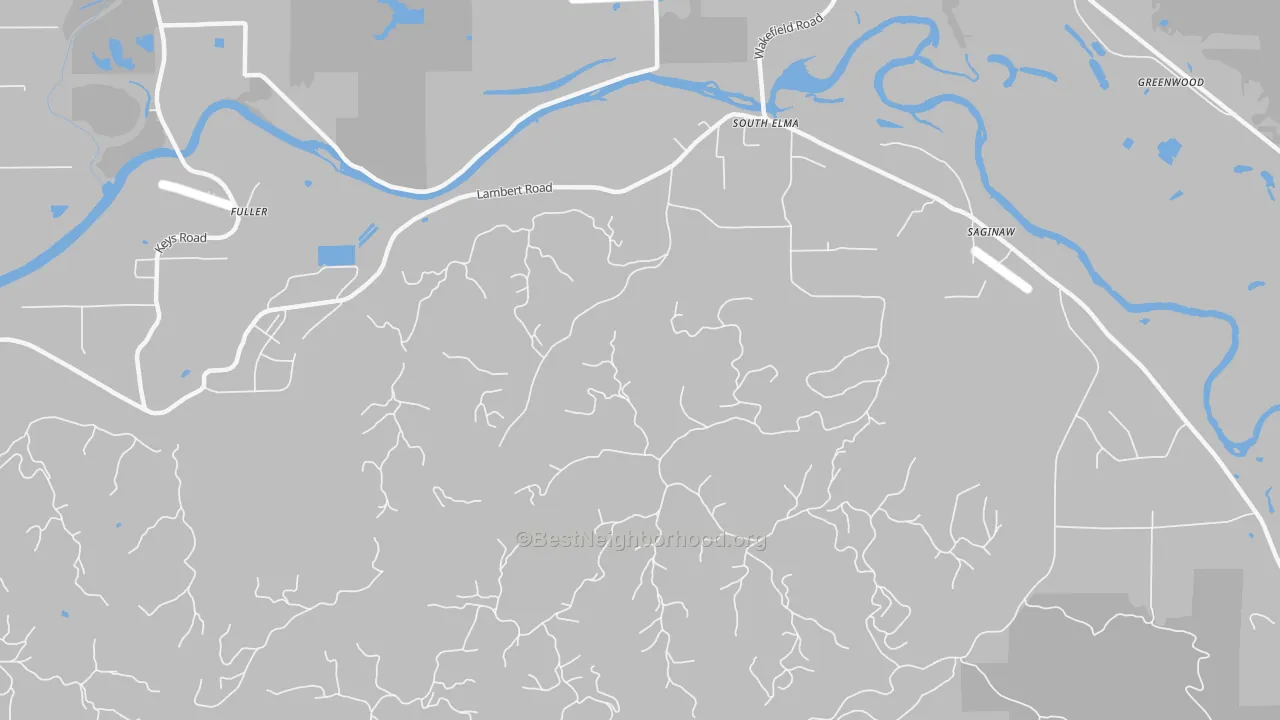 Transit Grade map of South Elma, WA