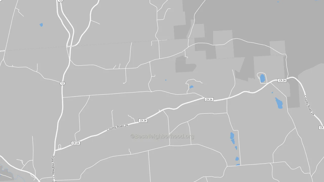 Transit Grade map of South Hamilton, NY