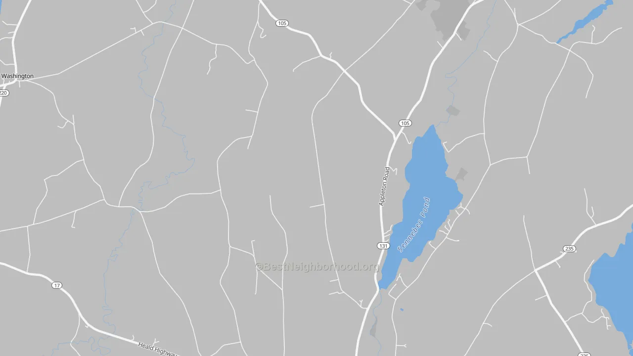 Transit Grade map of South Hope, ME