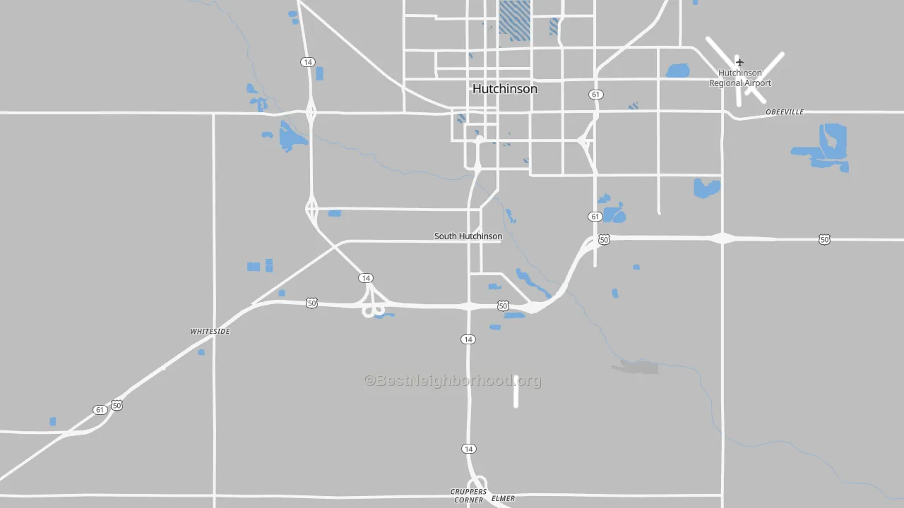 Transit Grade map of South Hutchinson, KS
