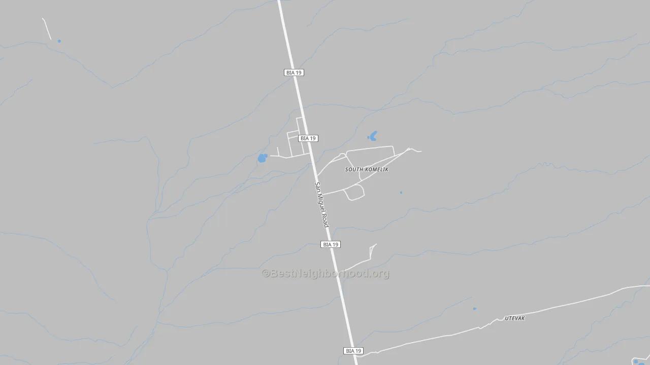 Transit Grade map of South Komelik, AZ