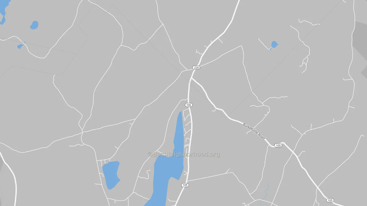 Transit Grade map of South Liberty, ME