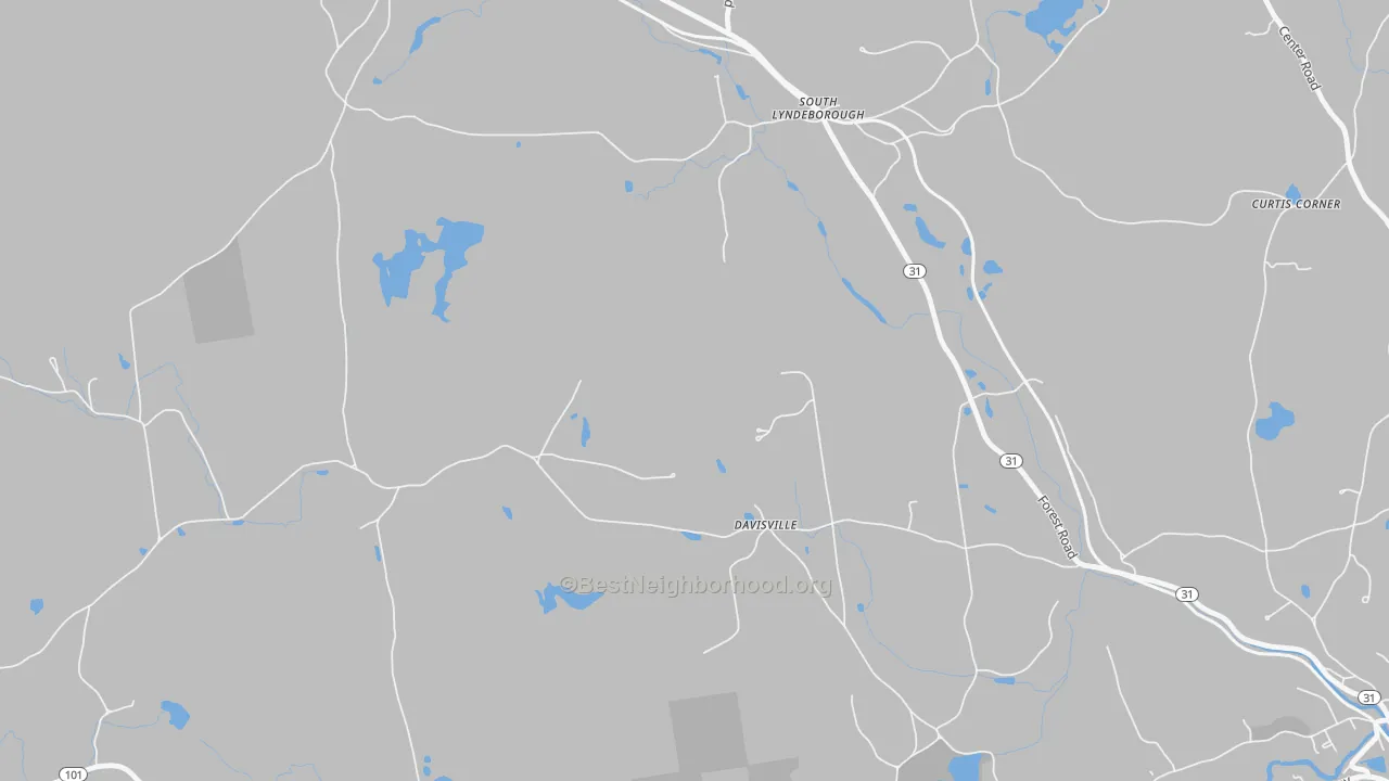Transit Grade map of South Lyndeboro, NH