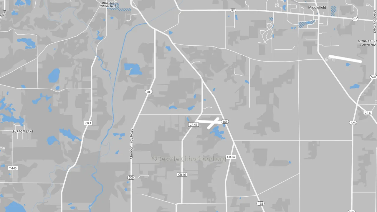 Transit Grade map of South Newbury, OH