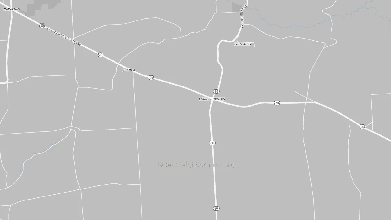 Transit Grade map of South Onondaga, NY
